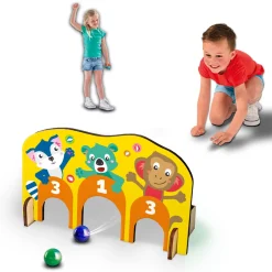 Knikkers></noscript>Ses Knikker Spel Poortjes Hout