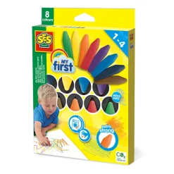Tekenen / Kleuren>Ses My First Mijn Eerste Krijtjes
