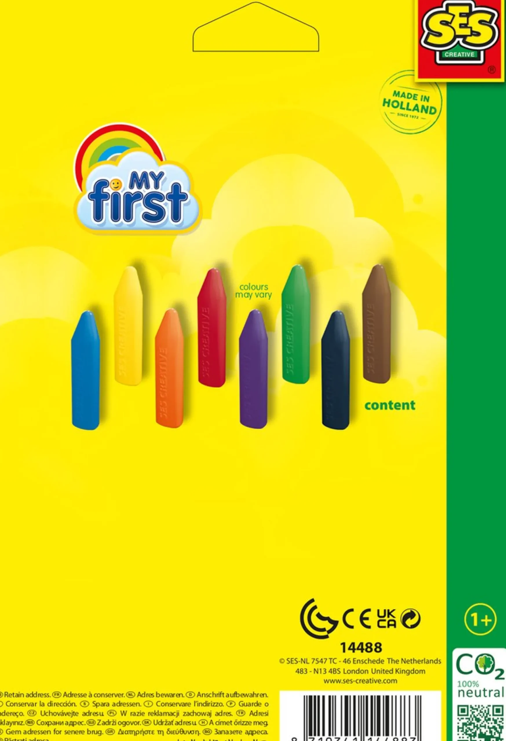 Tekenen / Kleuren>Ses My First Mijn Eerste Krijtjes
