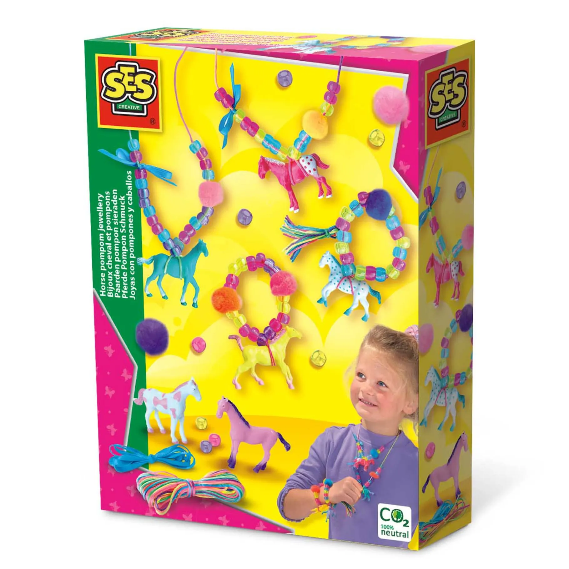 Sieraden Maken>Ses Paarden Pompom Sieraden