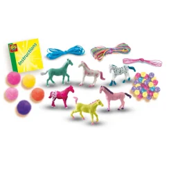 Sieraden Maken>Ses Paarden Pompom Sieraden