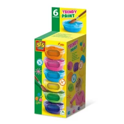 Verven / Schilderen> SES plakkaatverf trendy 6 x 45 ml
