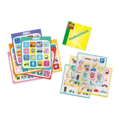 Reisspellen>Ses Raamsticker Bingo - Reisspel