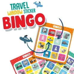 Reisspellen></noscript>Ses Raamsticker Bingo - Reisspel