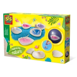 Knutselsets>Ses Schelp Kaarsen