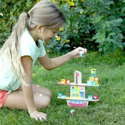 Kinderspellen></noscript>Ses spel houten balans boot