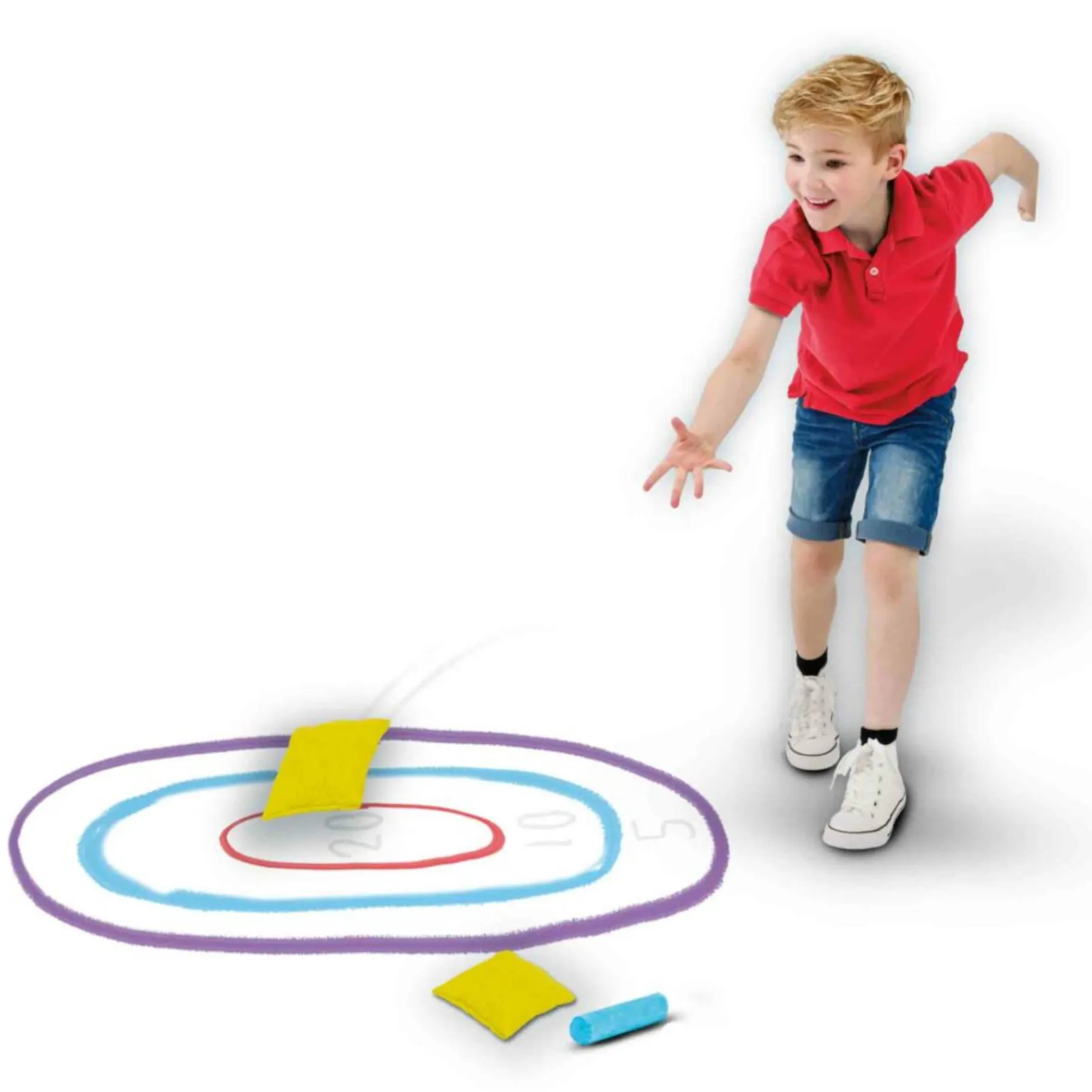 Stoepkrijt>Ses stoepkrijt spellen 5 in 1