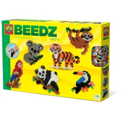 Strijkkralen|Plucheknuffels>Ses Strijkkralen 2400 Jungle Dieren