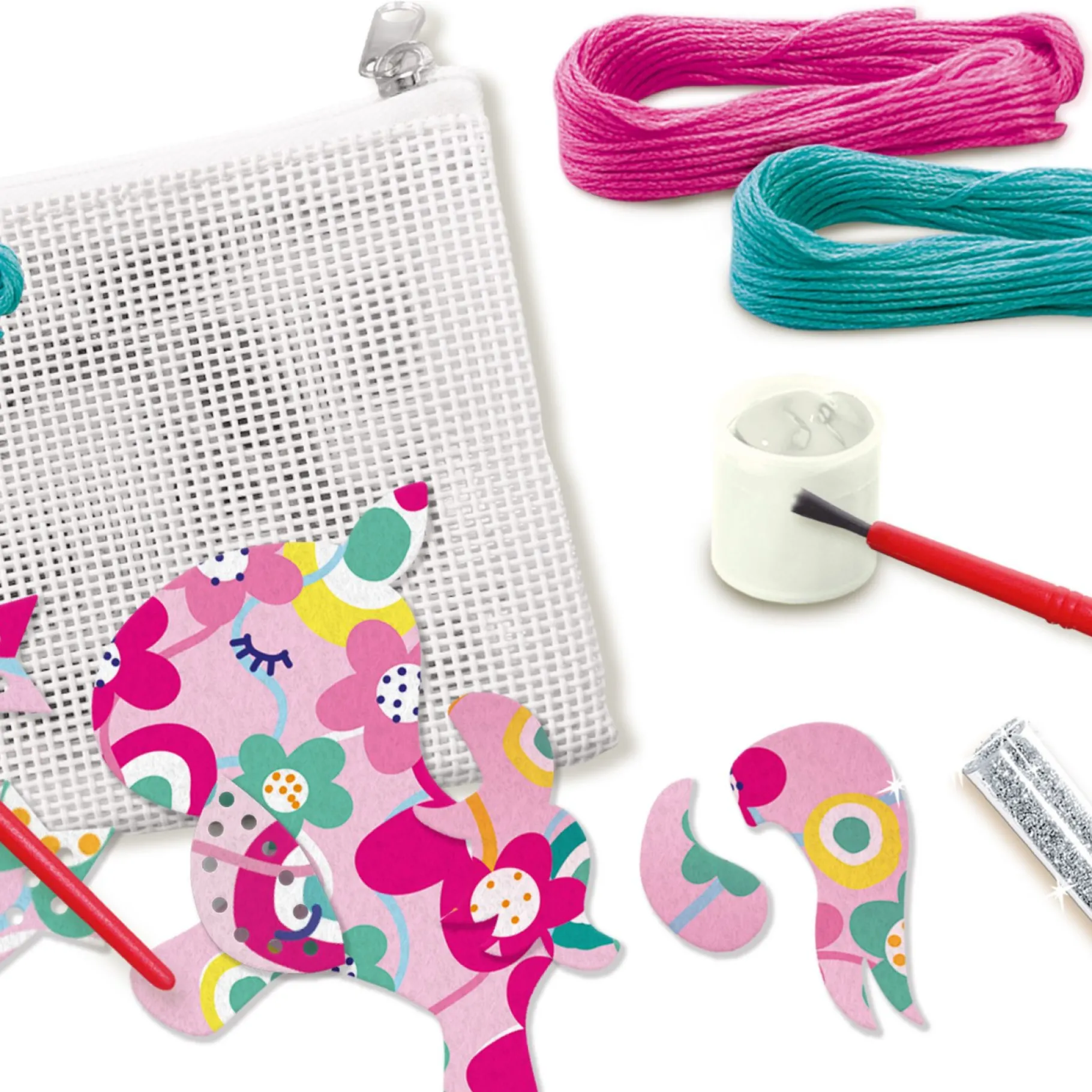 Knutselen>Ses Unicorn Etui Borduren