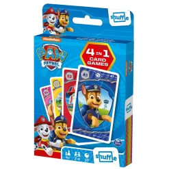Kaartspellen> Shuffle 4-in-1 Paw Patrol - Kaartspel