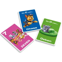 Kaartspellen> Shuffle Junior Paw Patrol Alfabet/Nummers - Kaartspel