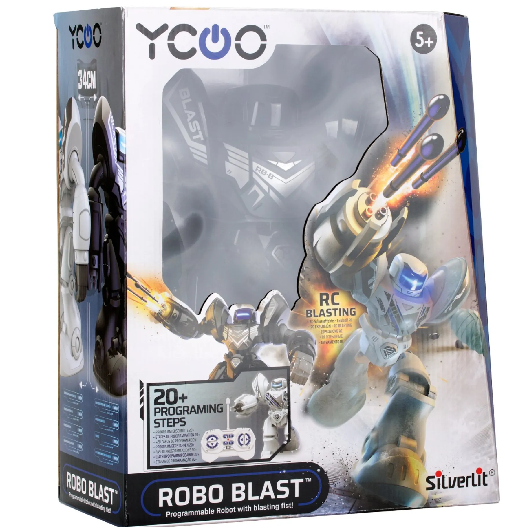 Robots>Silverlit Ycoo robo blast zwart