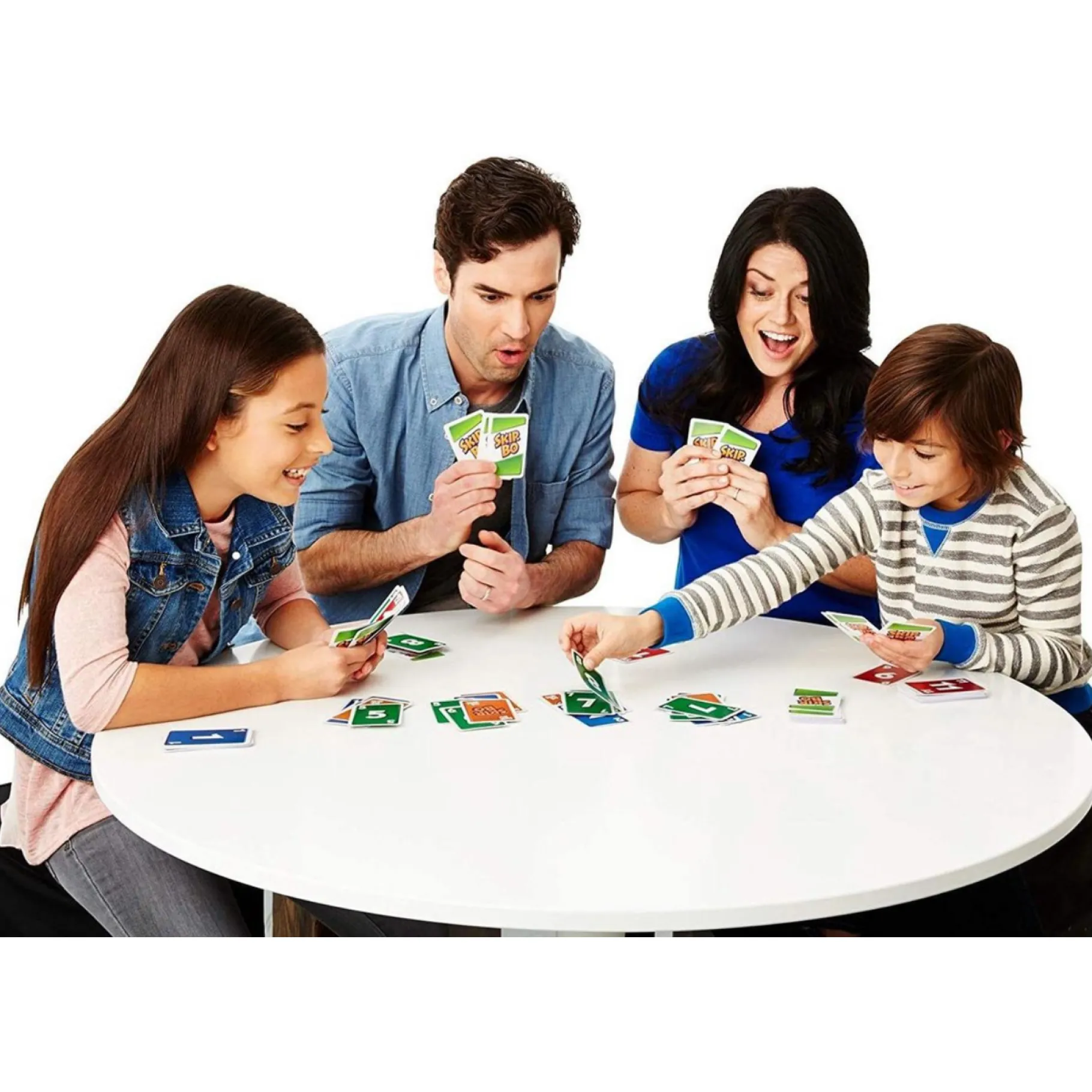 Kaartspellen>Mattel Skip-Bo - Kaartspel