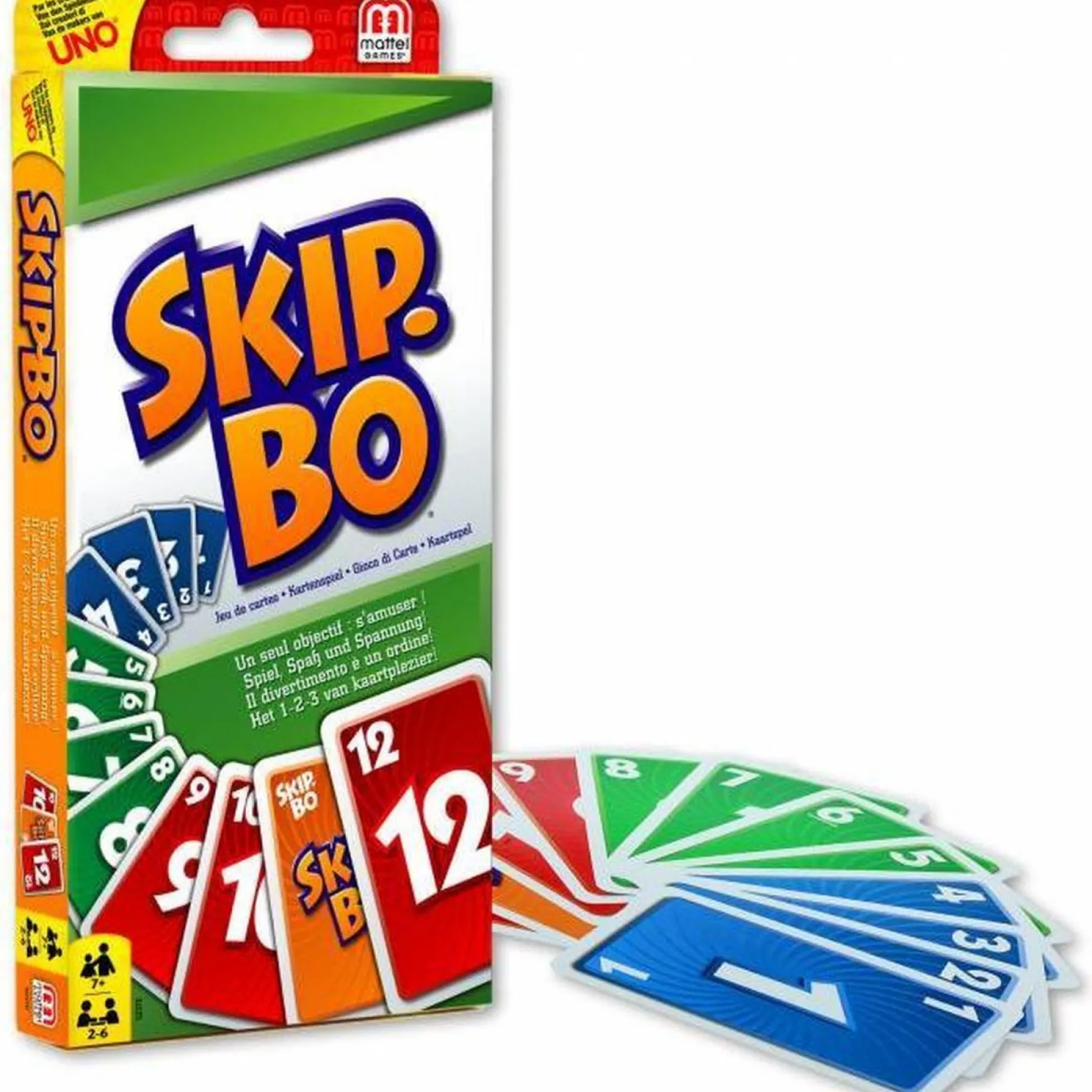 Kaartspellen>Mattel Skip-Bo - Kaartspel