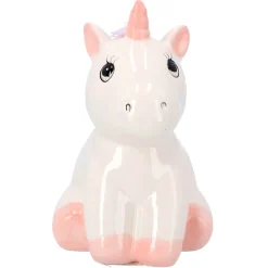 Spaarpotten></noscript> Spaarpot aardewerk eenhoorn 15x17cm