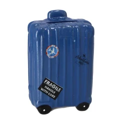 Spaarpotten> Spaarpot koffer 13,5x9x5 cm 3 assorti