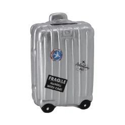 Spaarpotten></noscript> Spaarpot koffer 13,5x9x5 cm 3 assorti