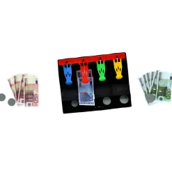 Meisjes|Winkelspeelgoed> Speelgeld deluxe set munten & biljetten Euro's en Dollars assorti