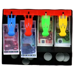 Meisjes|Winkelspeelgoed></noscript> Speelgeld deluxe set munten & biljetten Euro's en Dollars assorti