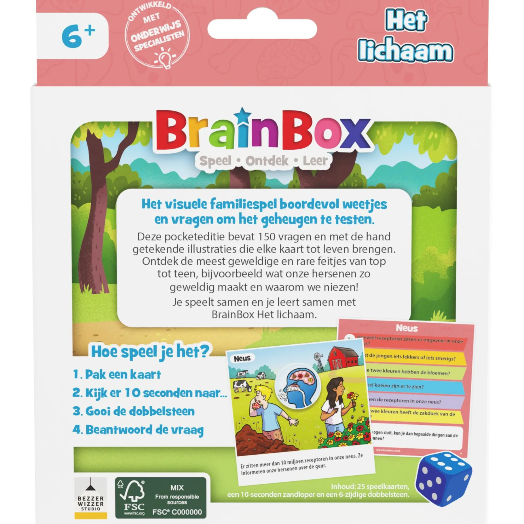 Denkspellen>Asmodee Spel Brainbox Pocket Het lichaam