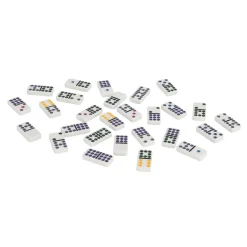 Strategiespellen> Spel domino dubbel 9 in blik