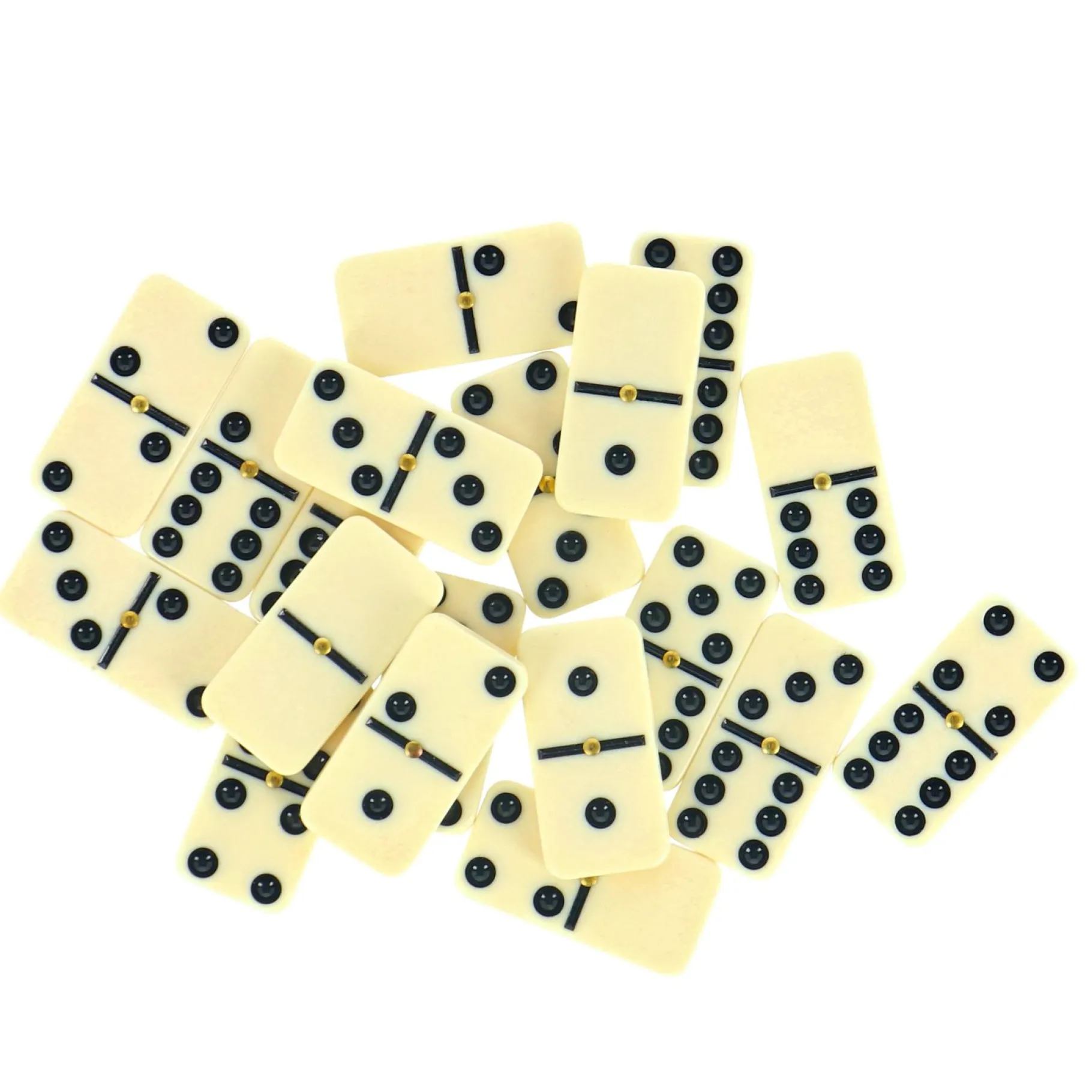 Familiespellen> Spel Domino Hout Dubbel 6 In Kist