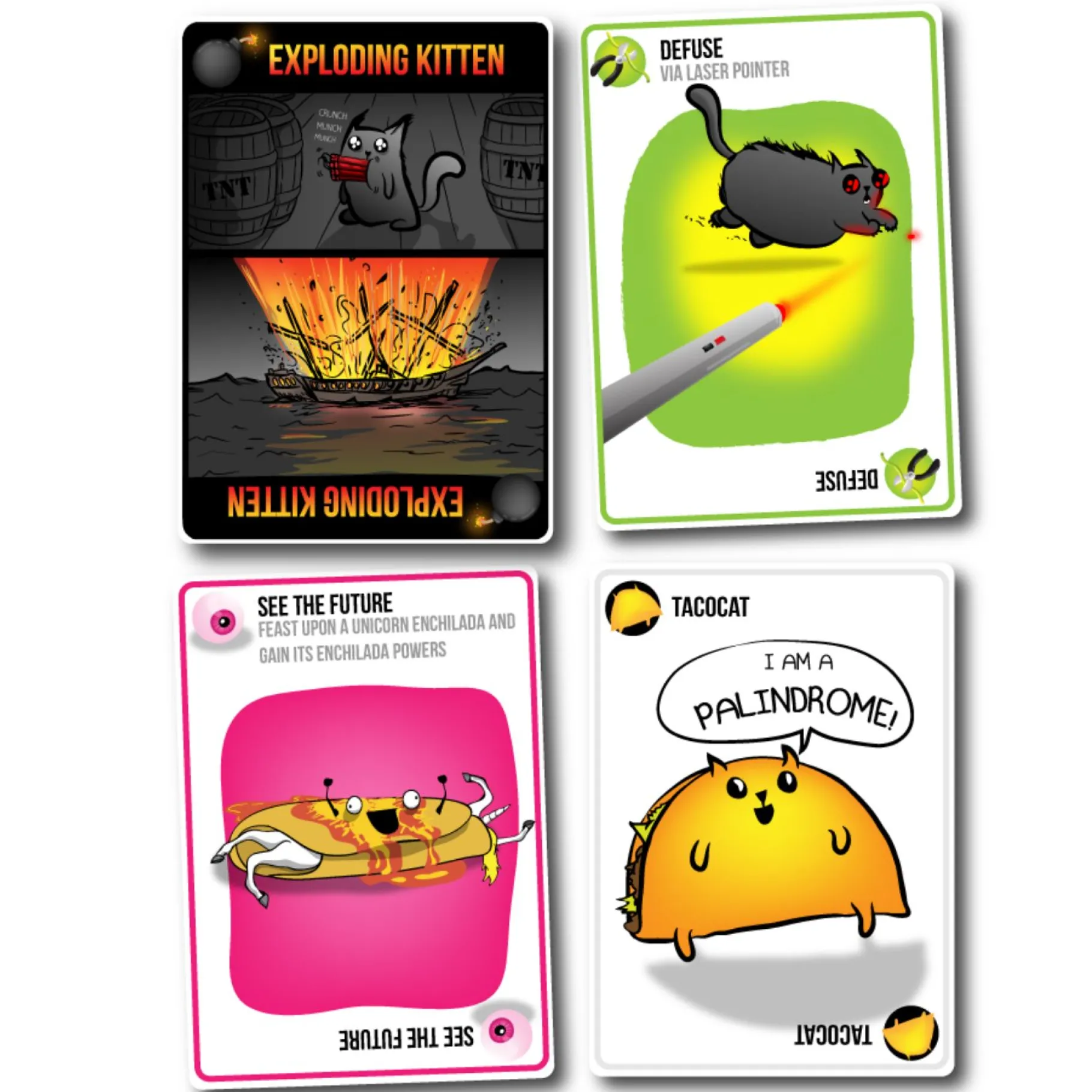 Familiespellen> Spel Exploding Kittens NL