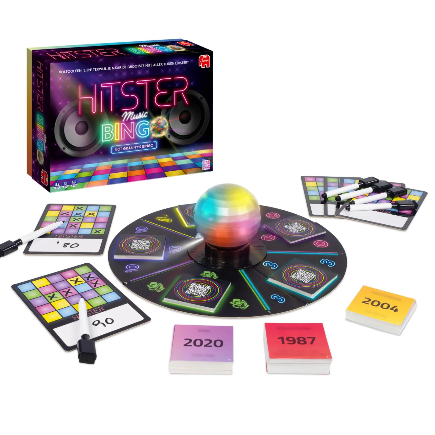 Familiespellen>Jumbo Spel Hitster Bingo