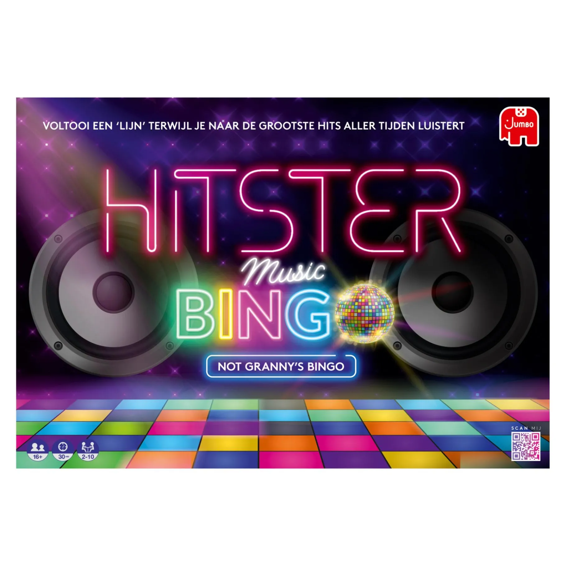 Familiespellen>Jumbo Spel Hitster Bingo