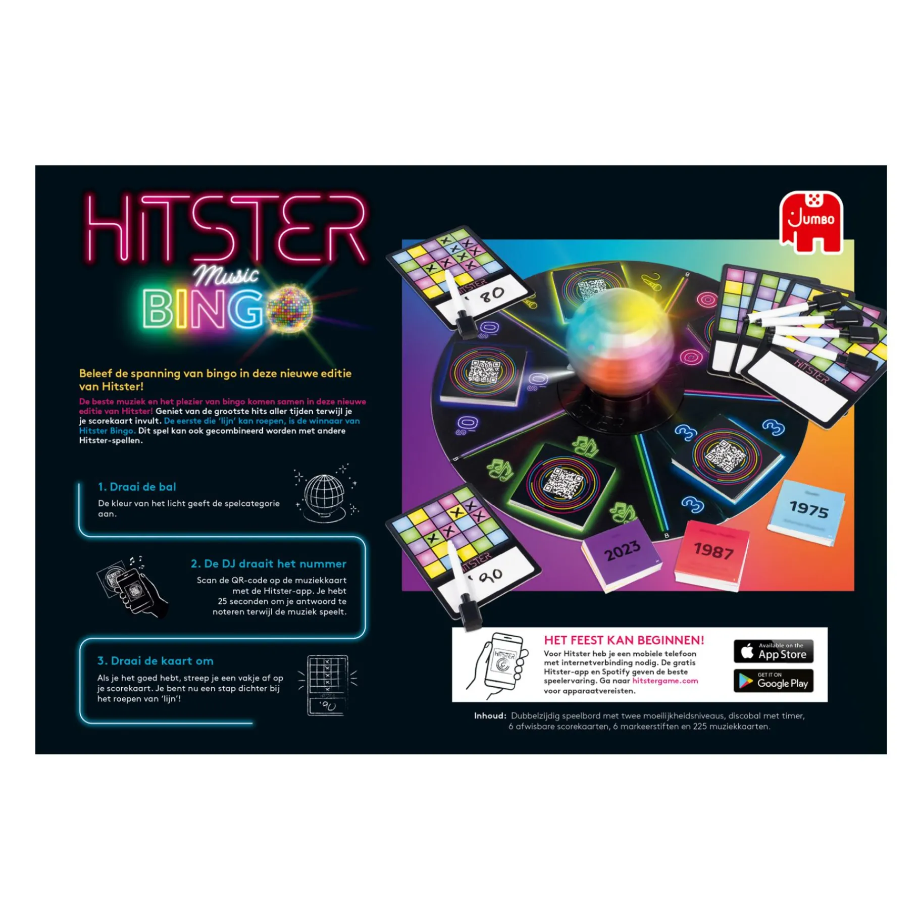 Familiespellen>Jumbo Spel Hitster Bingo