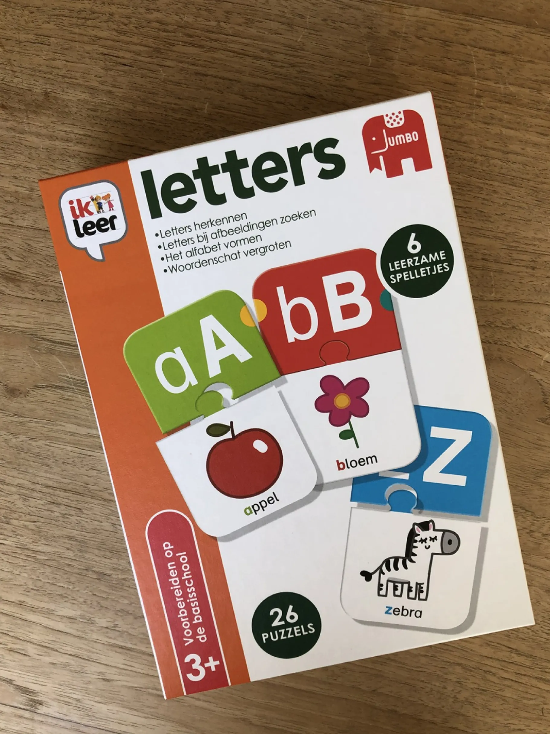 Educatieve Spellen>Jumbo Spel Ik Leer Letters
