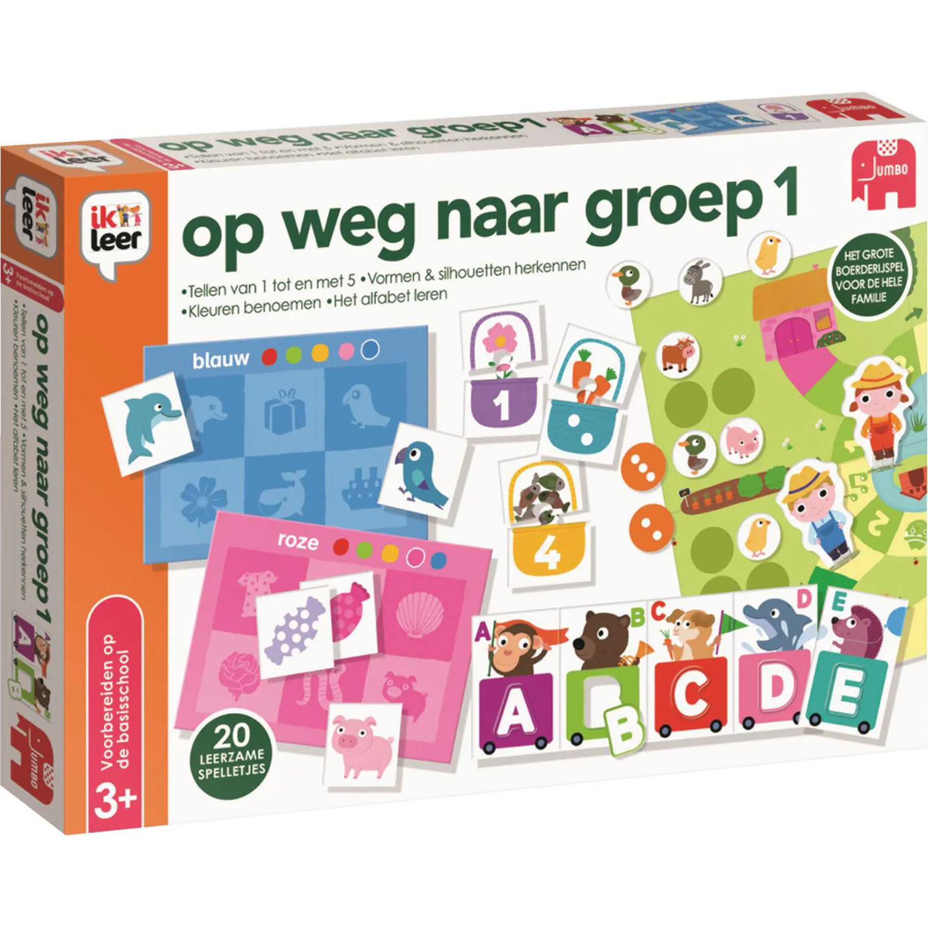 Educatieve Spellen>Jumbo Spel Ik Leer Op Weg Naar Groep 1