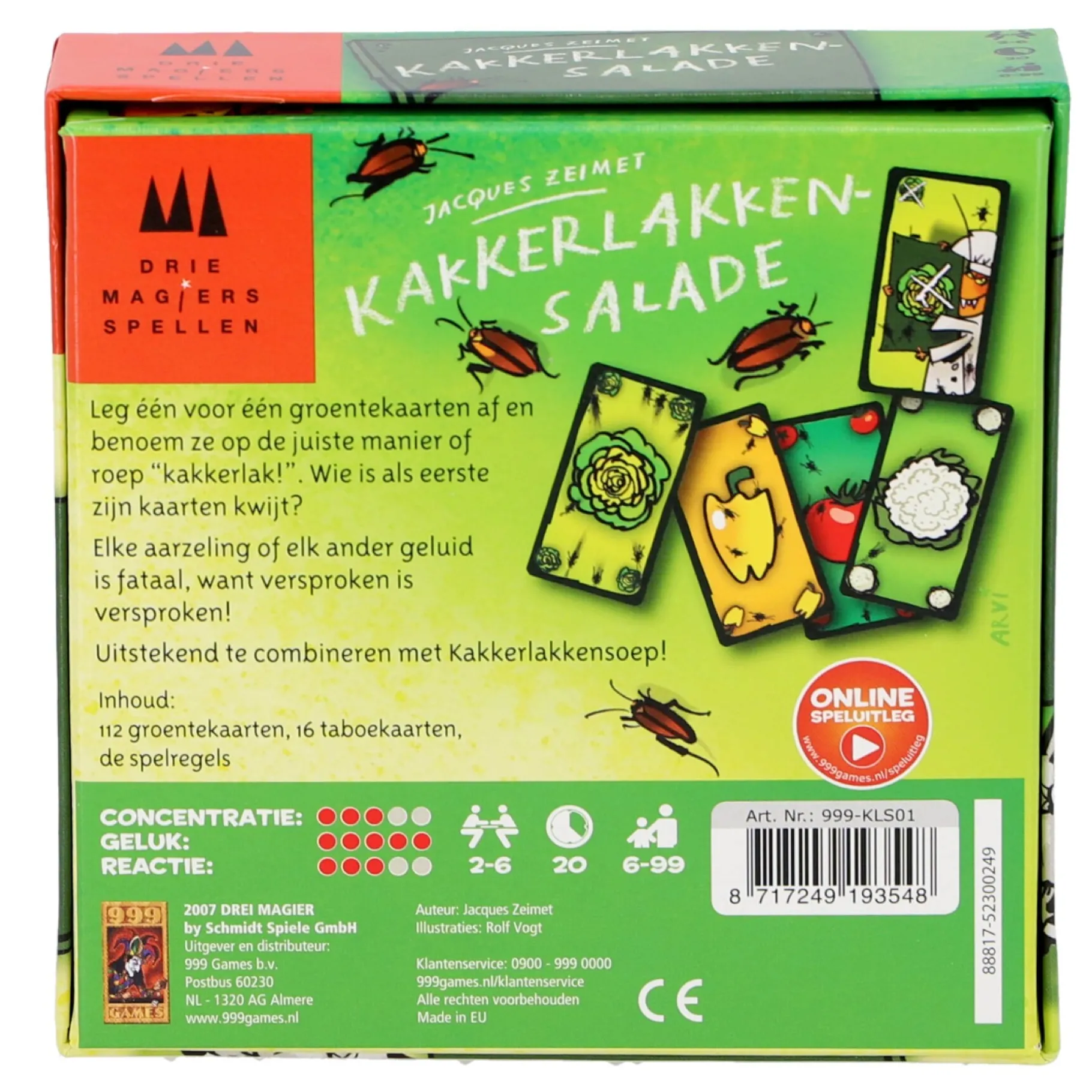 Kaartspellen>999-games Spel Kakkerlakkensalade