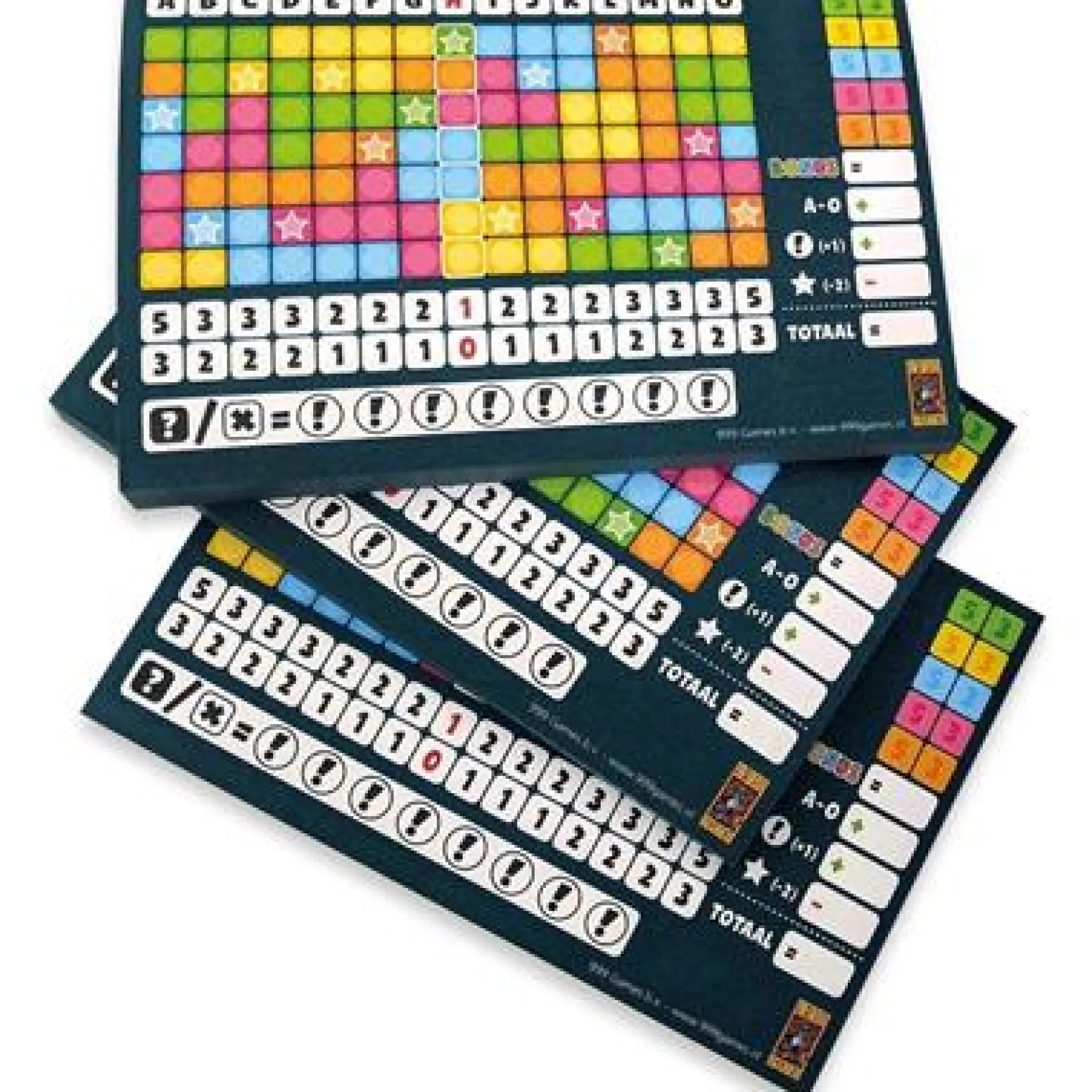 Spel Accessoires>999-games Spel Keer Op Keer Scoreblok 3 Stuks Level 2,3,4