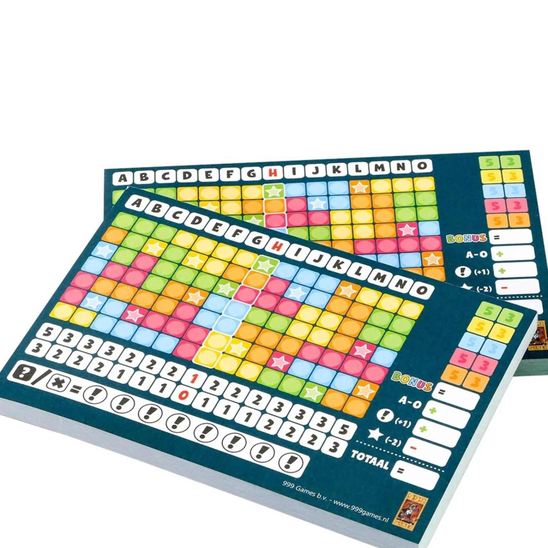 Dobbelspellen>999-games Spel Keer Op Keer Scoreblok 2 stuks Level 1