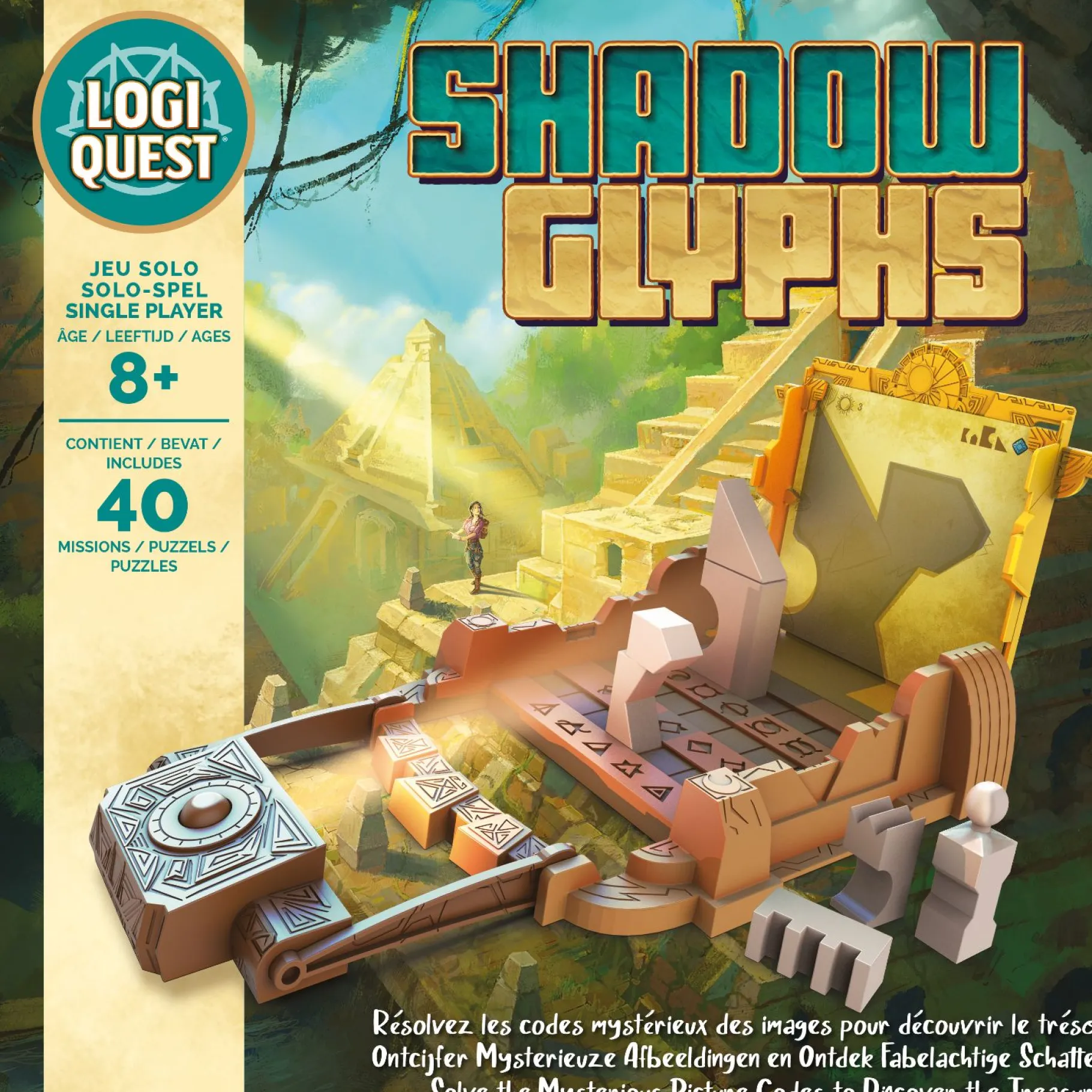 Denkspellen>Asmodee Spel Logiquest Shadow Glyphs