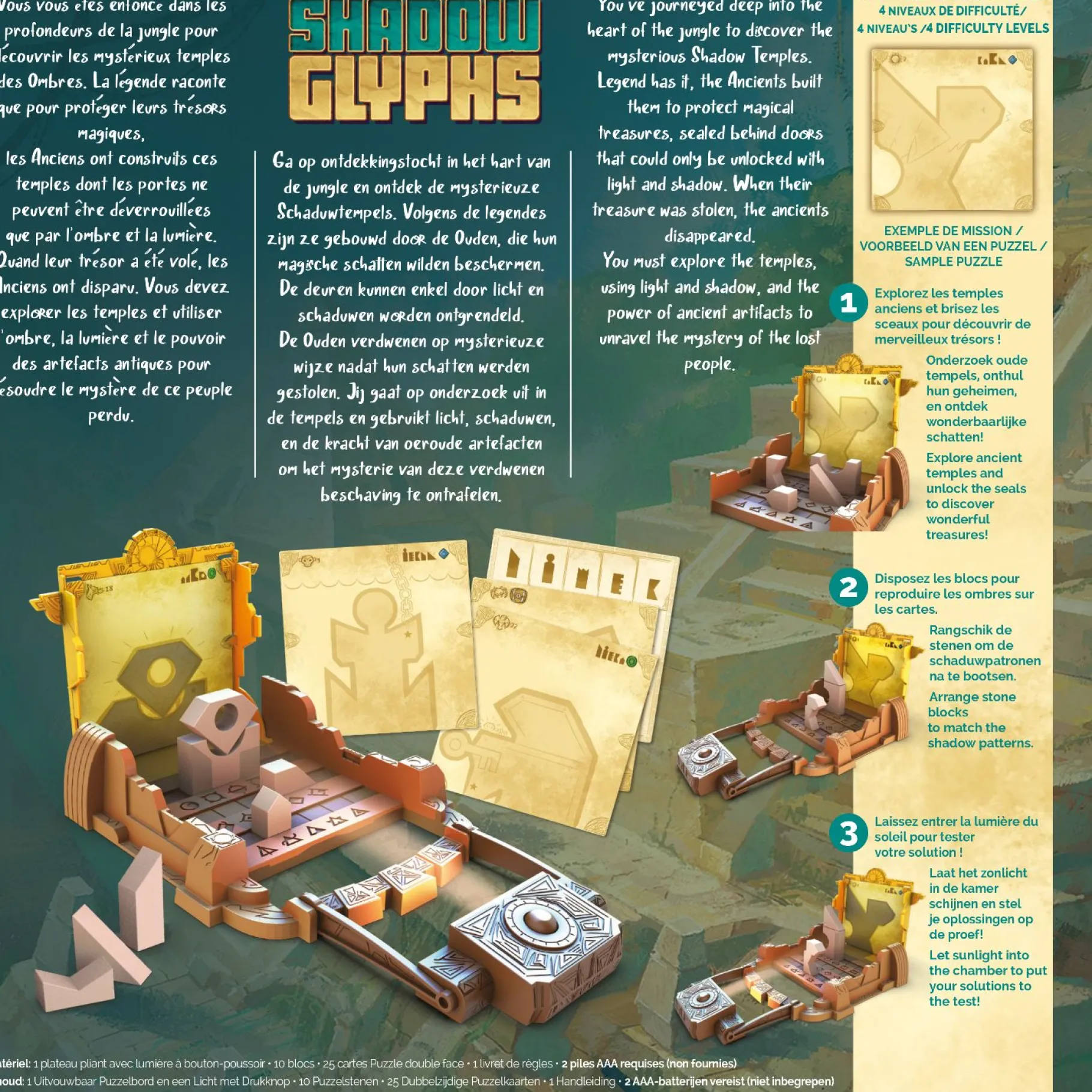 Denkspellen>Asmodee Spel Logiquest Shadow Glyphs