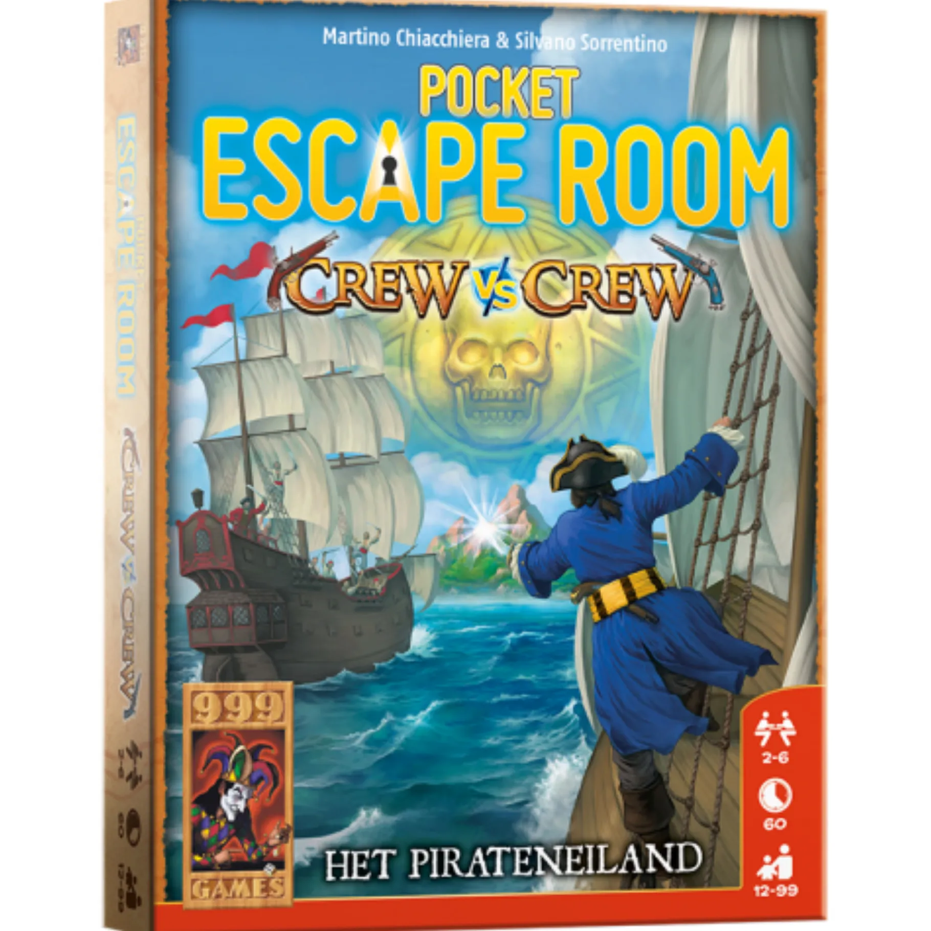 Familiespellen>999-games Spel Pocket Escape Room: Crew VS Crew - Het Pirateneiland
