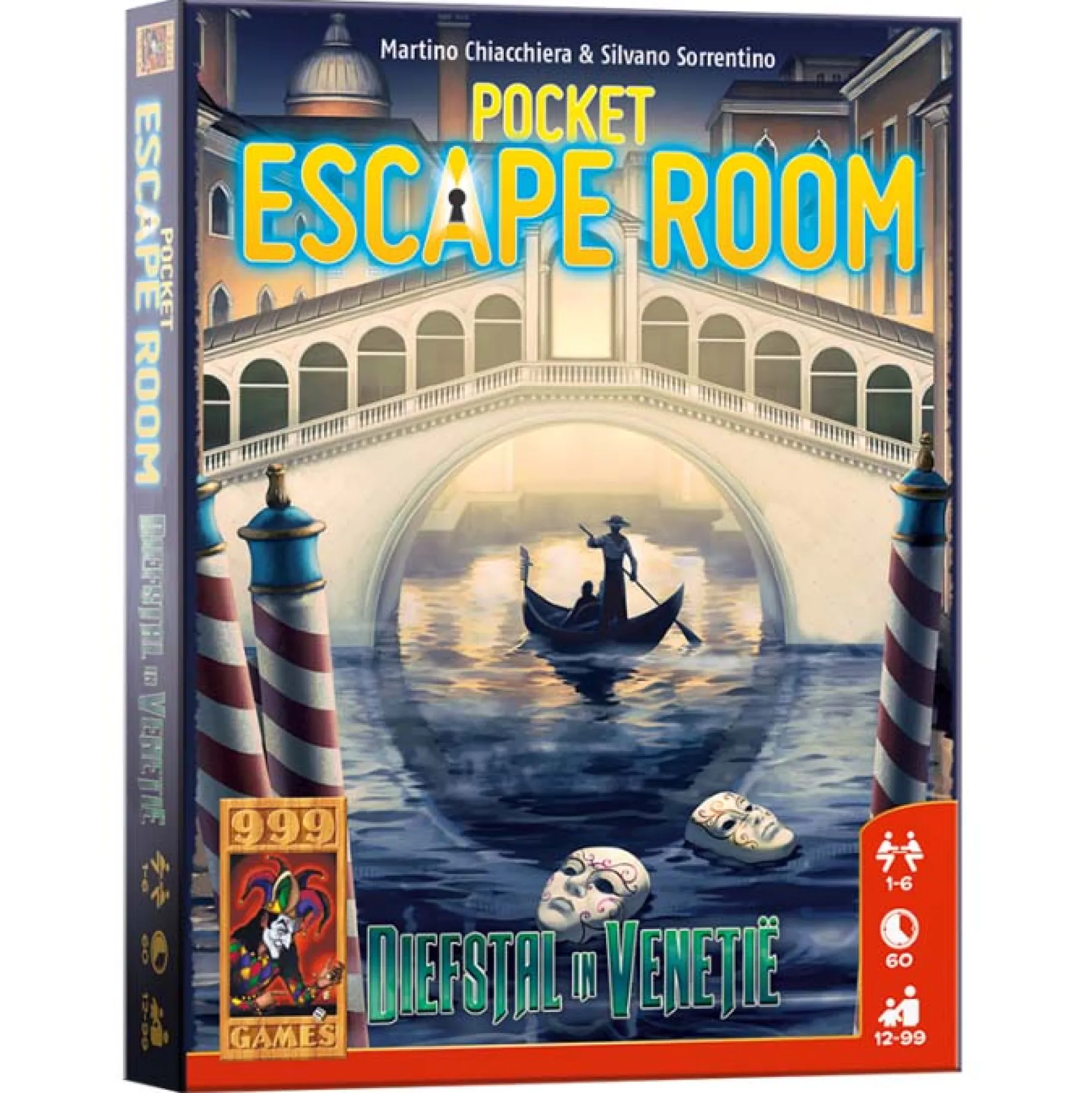 Familiespellen>999-games Spel Pocket Escape Room: Diefstal In Venetie