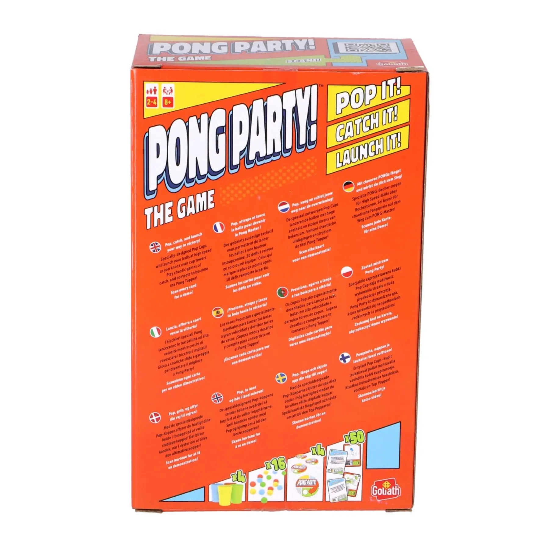 Familiespellen> Spel Pong Party