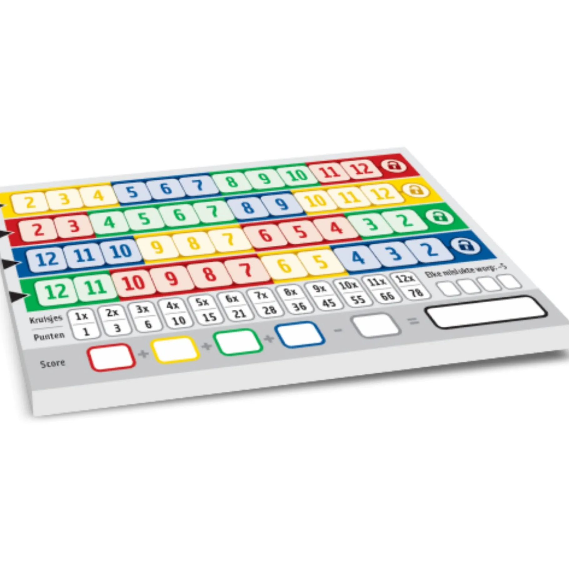 Familiespellen>White Goblin Games Spel Qwixx Mixx