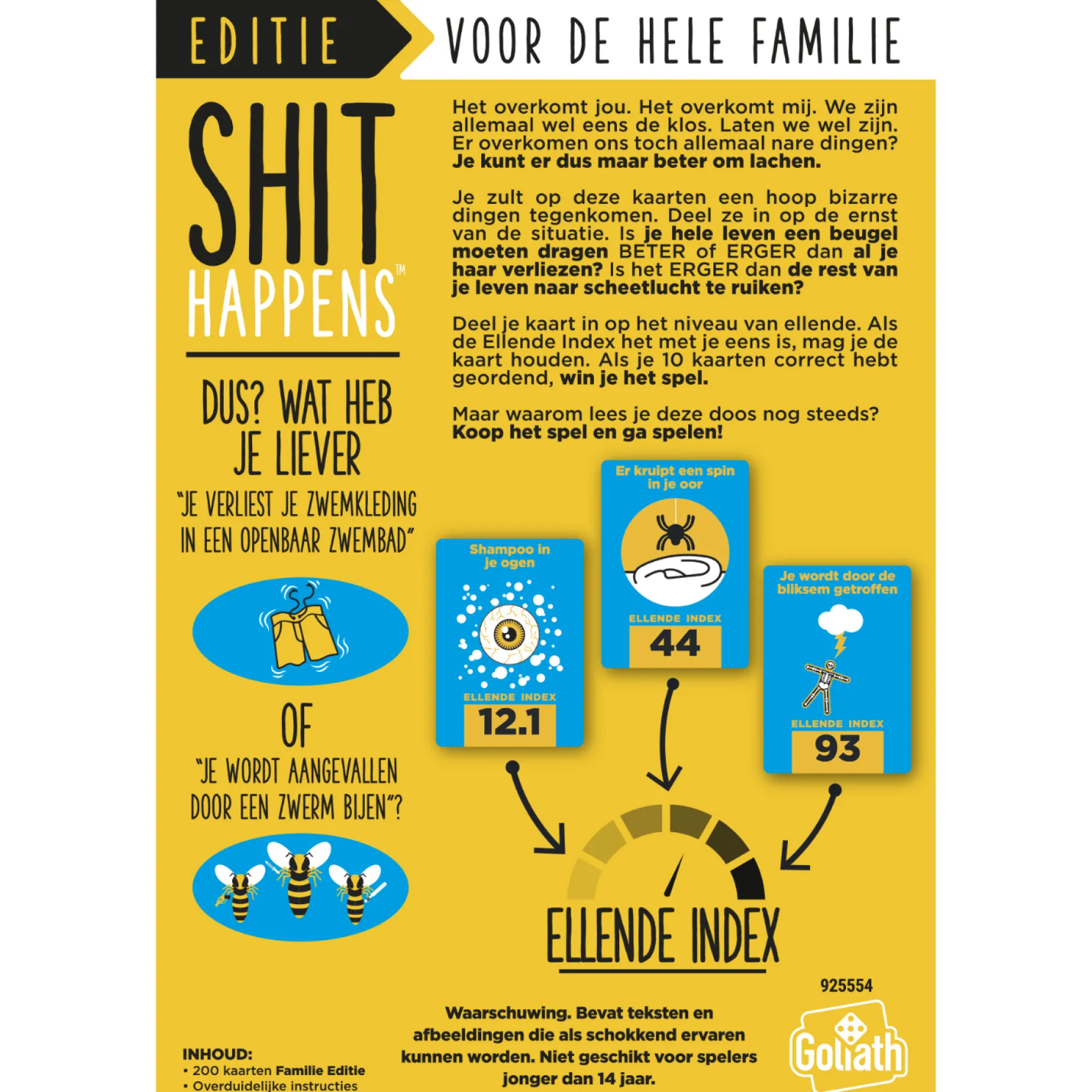 Familiespellen>Goliath Spel Shit Happens Familie