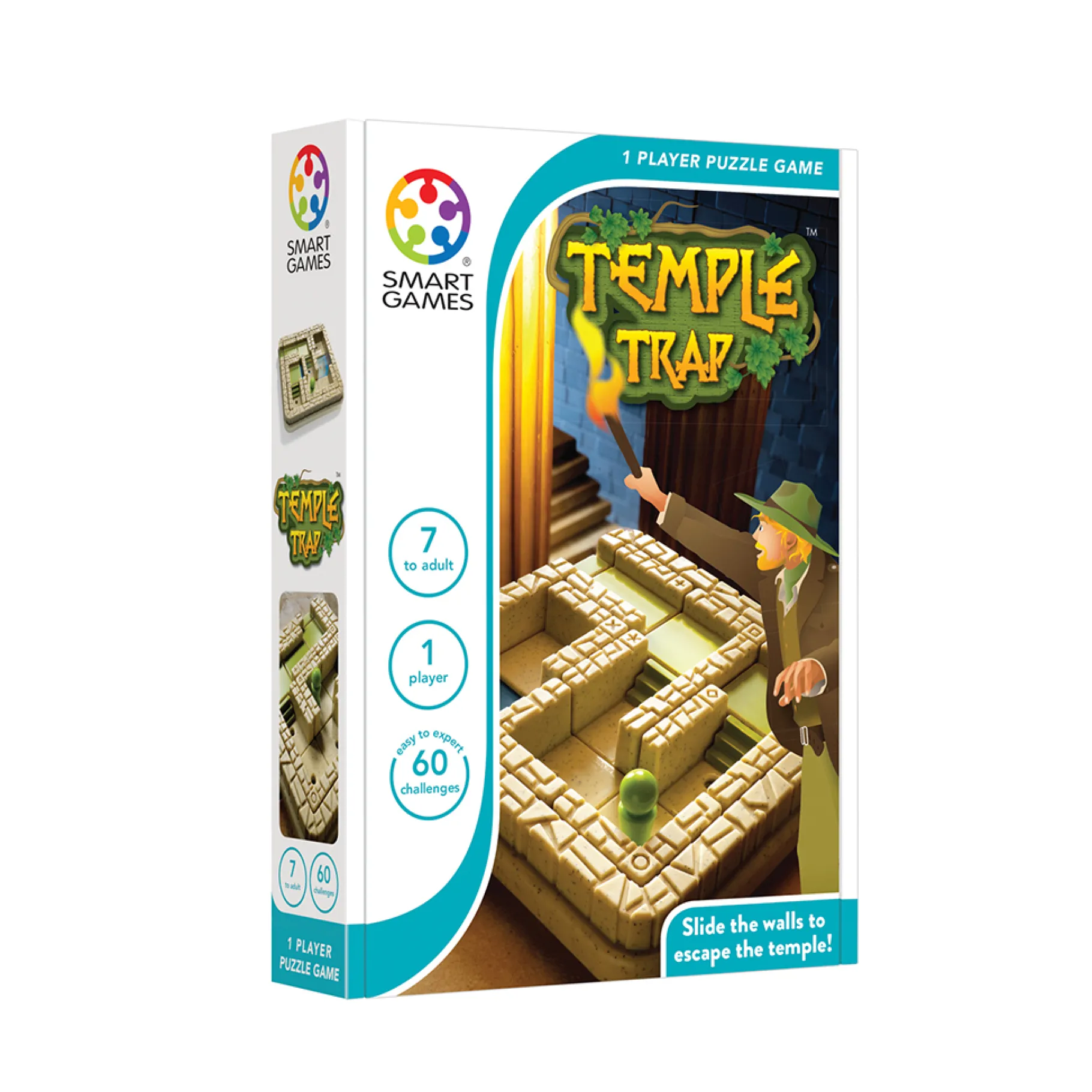 Denkspellen>Smartgames Spel Temple Trap (48 opdrachten)