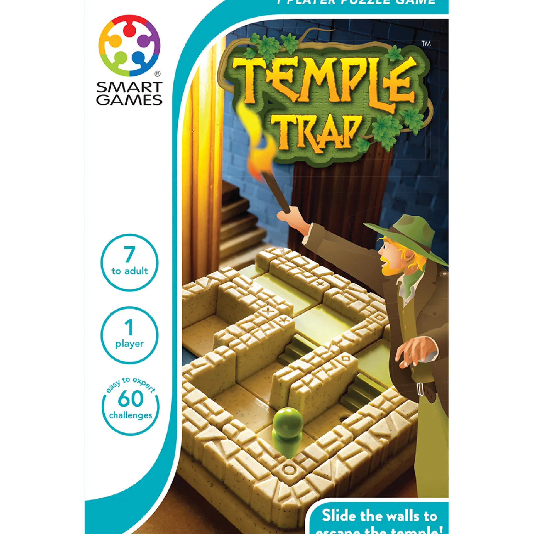 Denkspellen>Smartgames Spel Temple Trap (48 opdrachten)