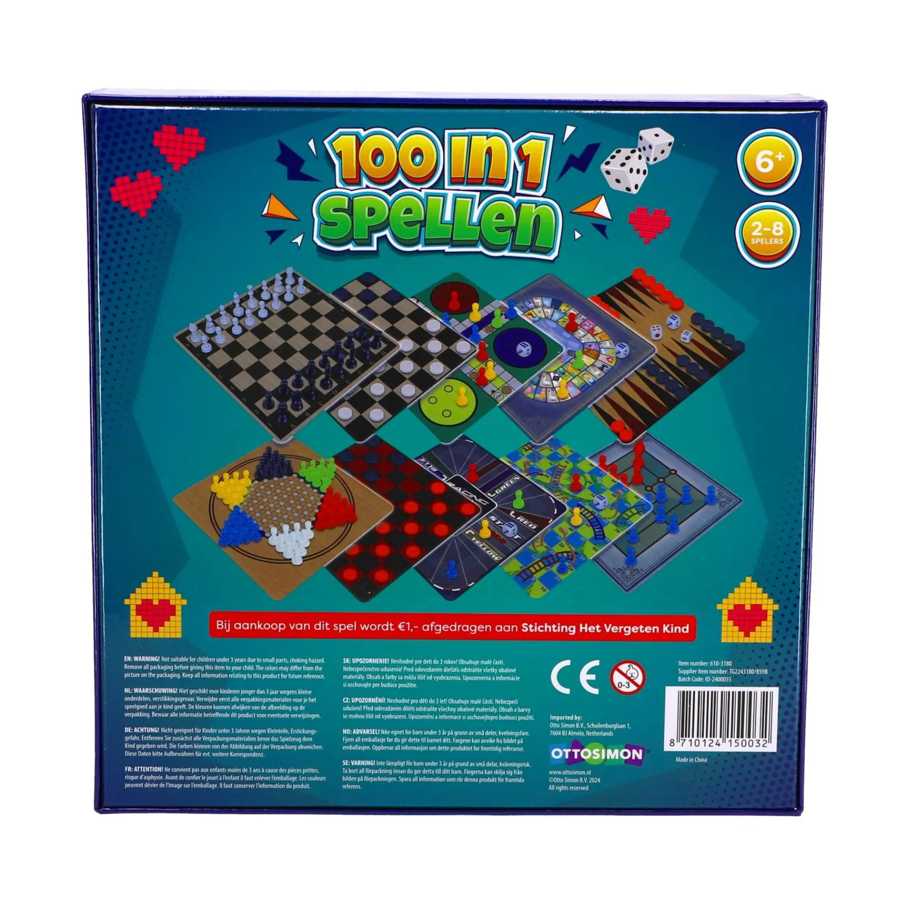 Familiespellen> Spellendoos 100 in 1