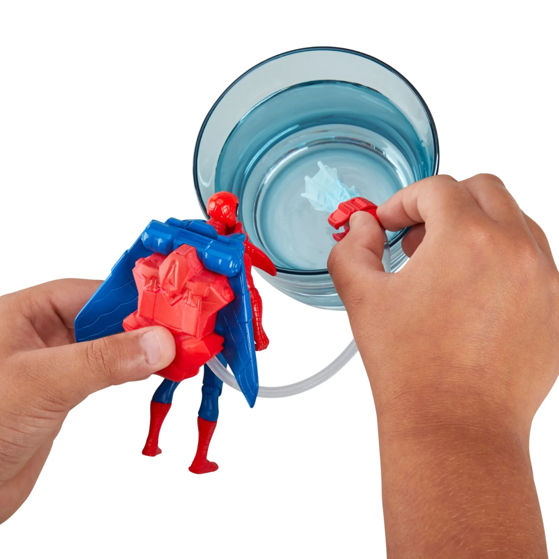 Speelfiguren|Actiefiguren>Hasbro Spiderman Aqua Web Warrior Classic