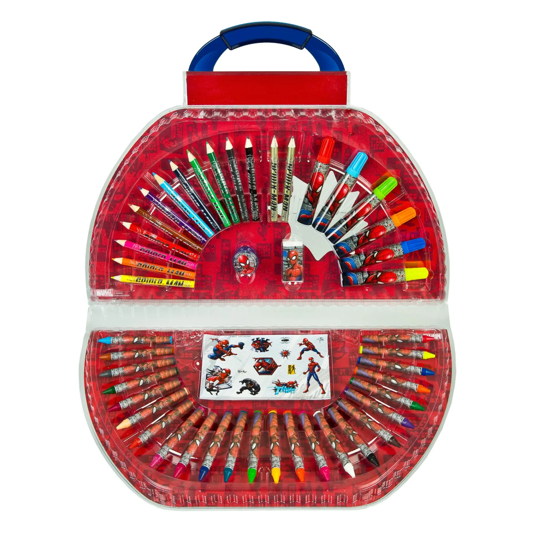 Tekenen / Kleuren> Spider-Man Kleurkoffer 51-delig
