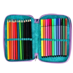 Schrijfwaren|Meisjes>Squishmallows Gevulde Etui Paars