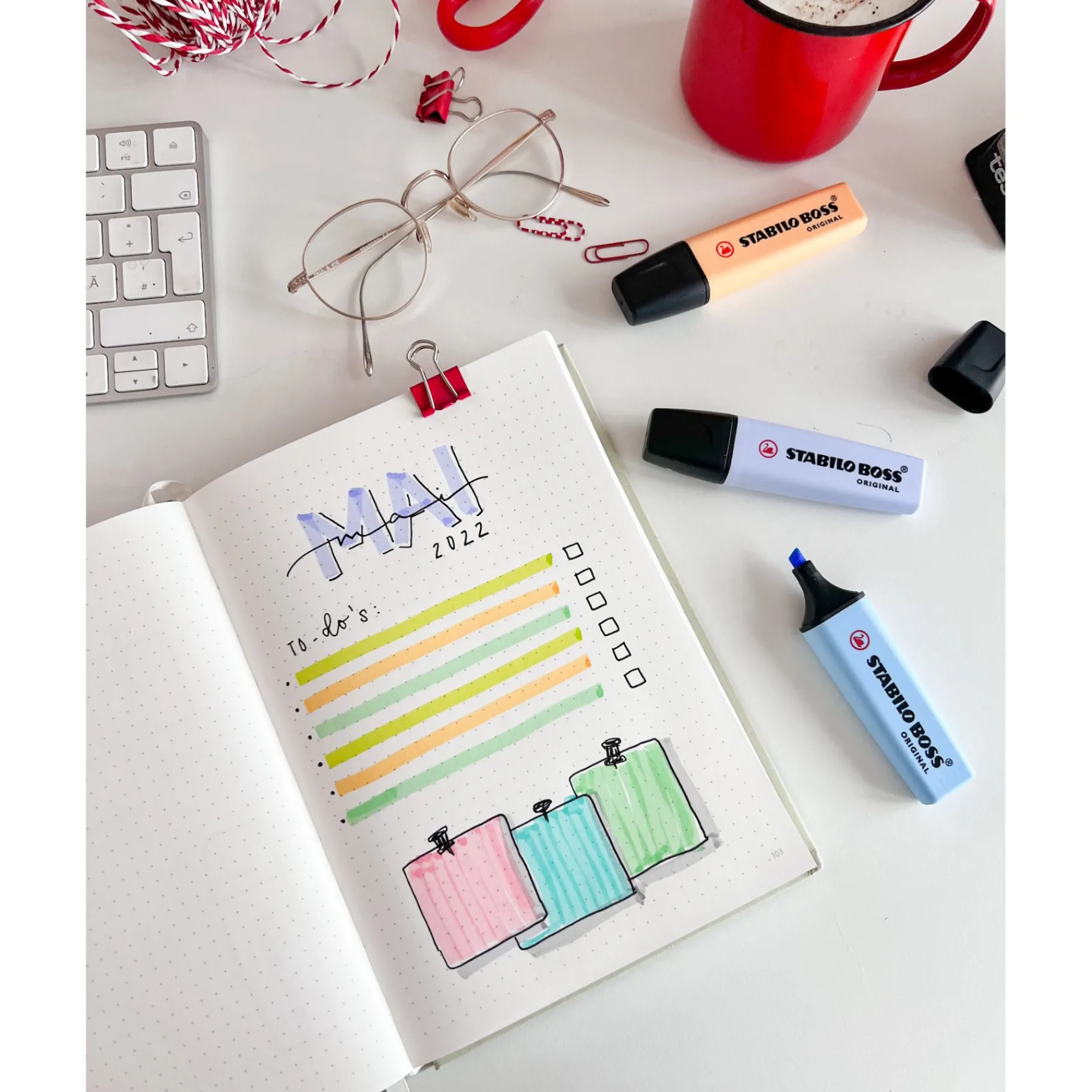 Meisjes|Schrijfwaren>Stabilo Boss original markeerstift pastel 4 stuks