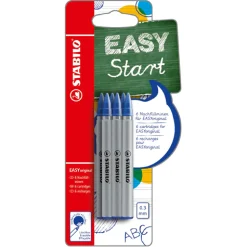 Meisjes|Schrijfwaren>Stabilo Easy Original Refill Blauw 6 Stuks